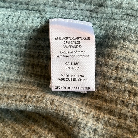 Gentle Fawn Chester Long Cardigan NWT Mist - Picture 7 of 8